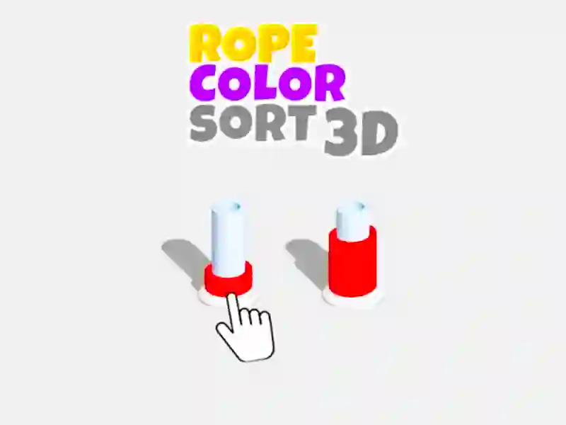 Permainan Rope Color Sort 3D secara online Permainan Rope Color Sort 3D secara online