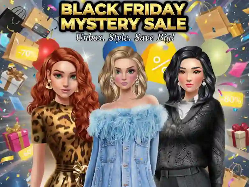 Permainan Penjualan Misteri Black Friday secara online