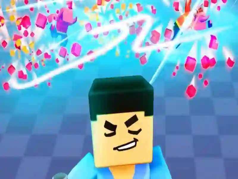 Permainan 3D Block Gladiator: Draw Sword secara online