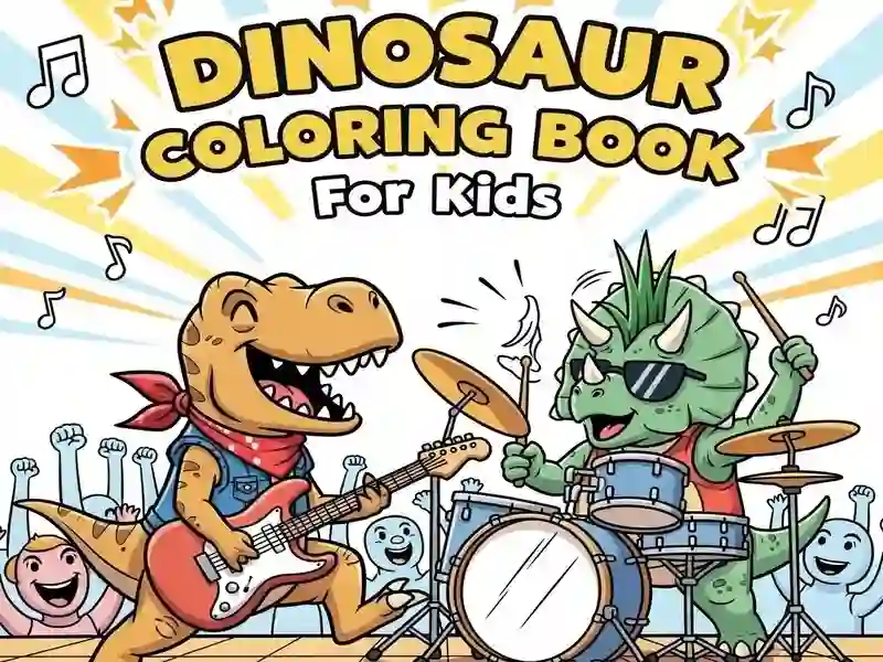 Permainan Buku Mewarnai Dinosaurus Untuk Anak-Anak secara online