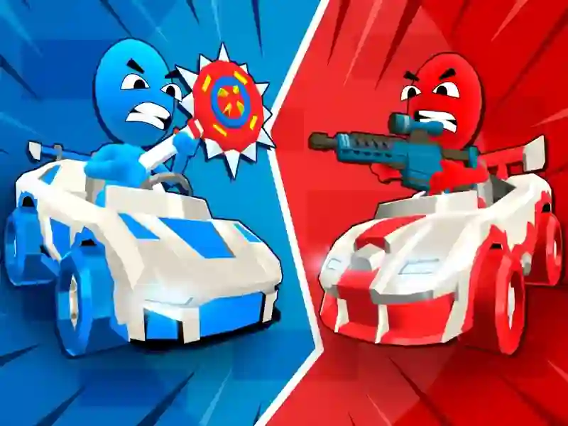 Permainan Stickman Battle 1-4 pemain secara online