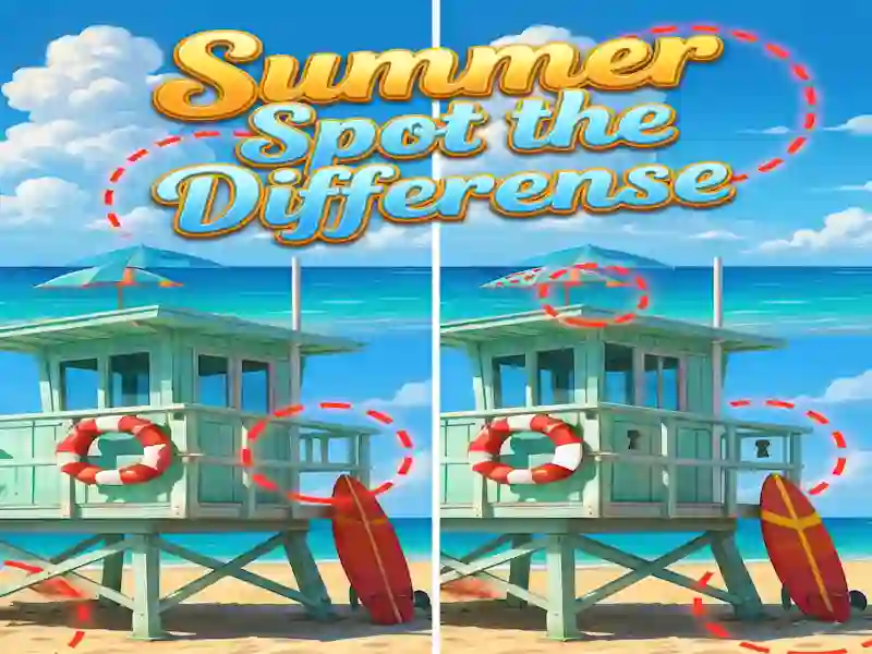 Permainan Summer Spot the Differense secara online