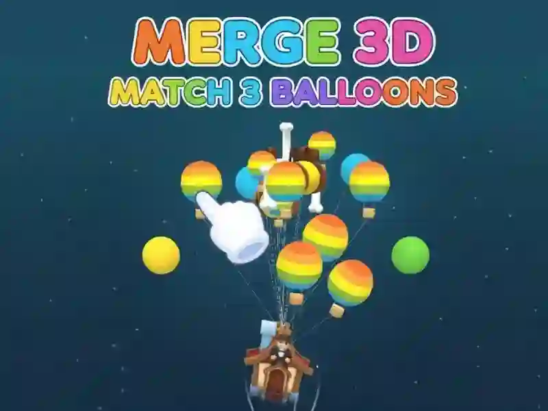 Permainan Gabungkan 3d Cocokkan 3 Balon secara online Permainan Gabungkan 3d Cocokkan 3 Balon secara online
