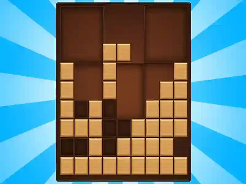 Permainan Blok tumpukan menghubungkan balok kayu! secara online