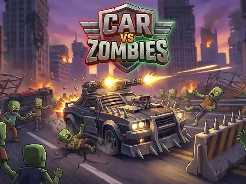 Permainan Car VS Zombies secara online
