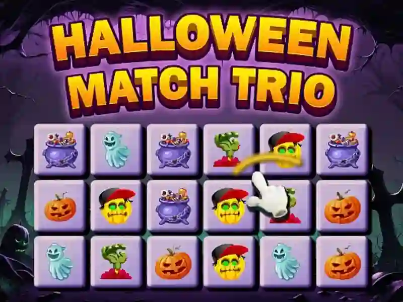Permainan Trio Pertandingan Halloween secara online Permainan Trio Pertandingan Halloween secara online