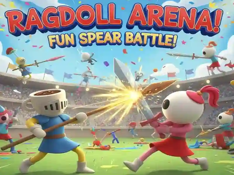Permainan Arena Ragdoll! Pertarungan Tombak yang Menyenangkan! secara online