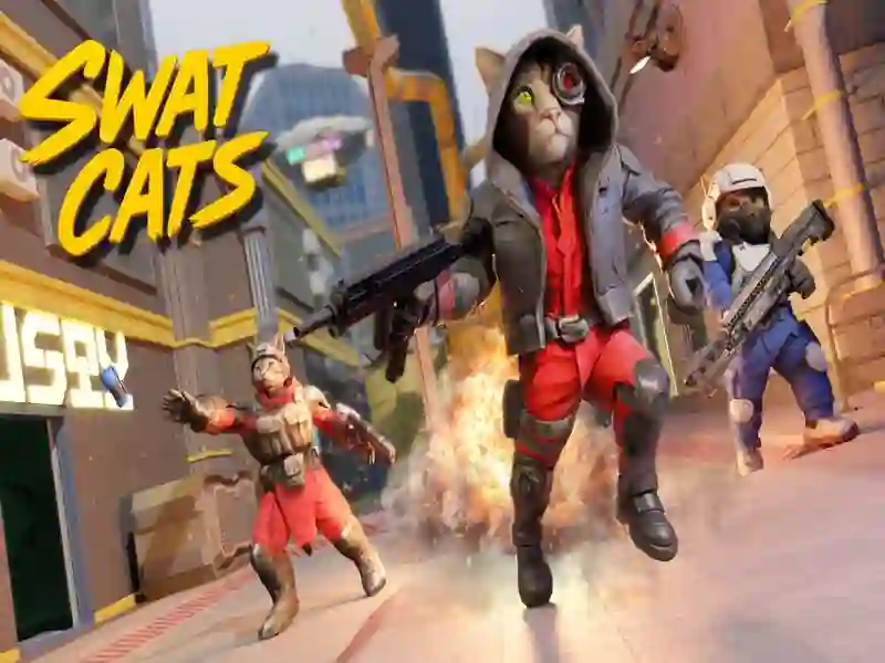 Permainan Penembak SWAT Kats secara online Permainan Penembak SWAT Kats secara online