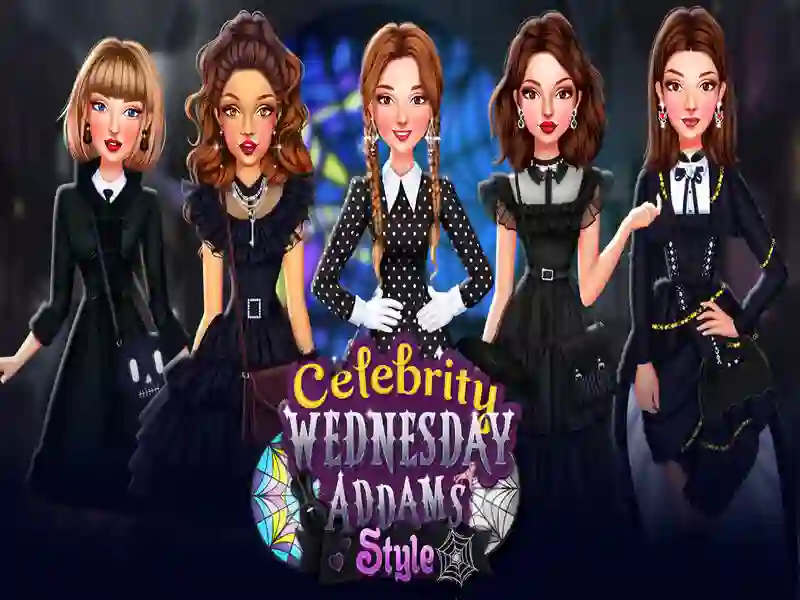 Permainan Gaya Addams Rabu Selebriti secara online