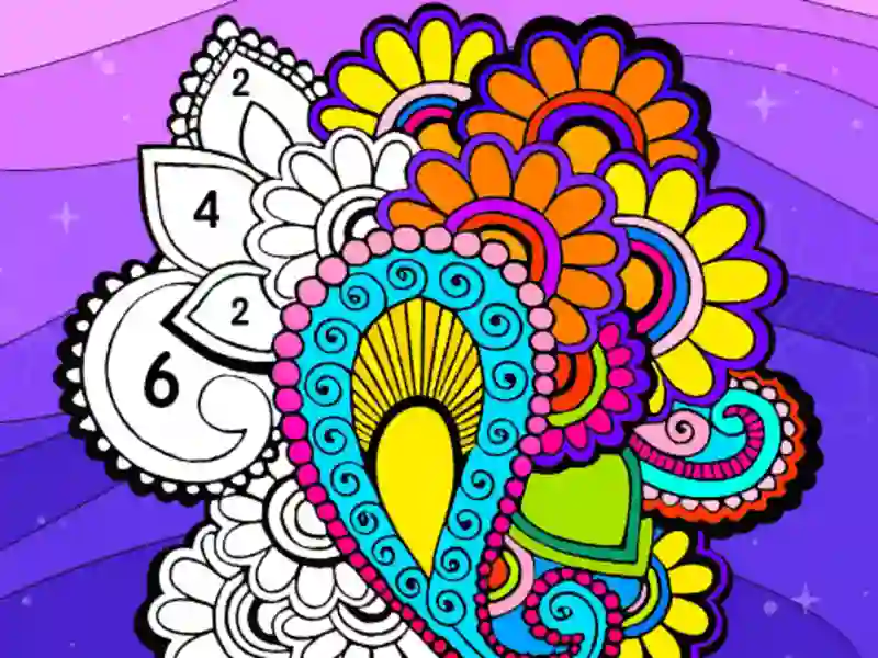 Permainan Warna Kipas Warna Berdasarkan Angka secara online