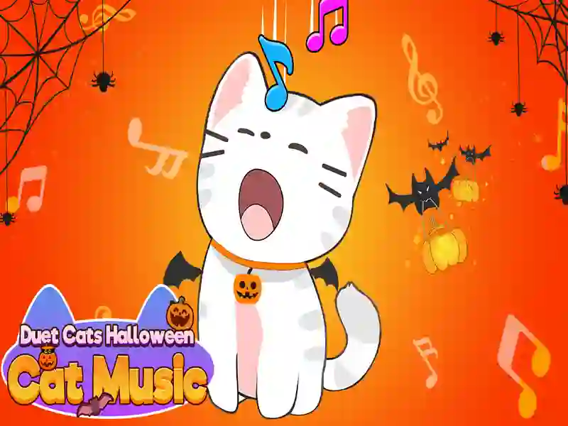 Permainan Duet Cats Halloween Cat Music secara online