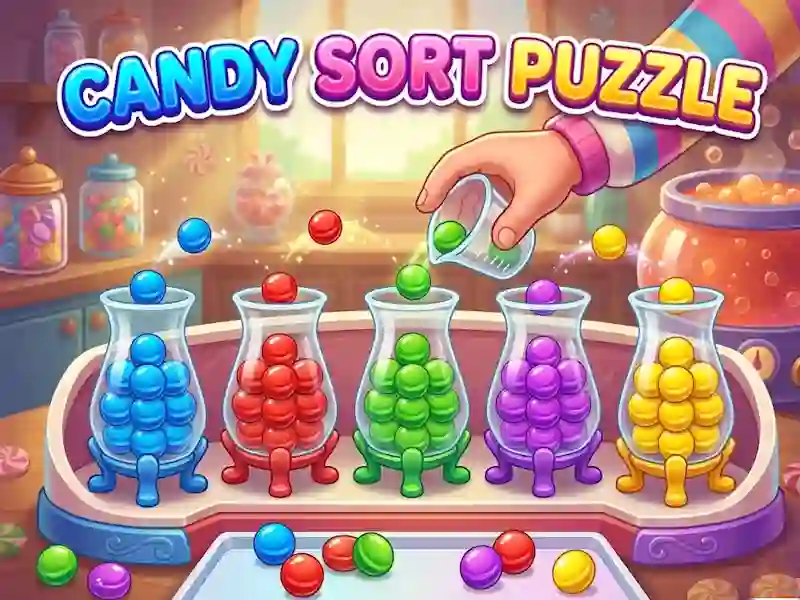 Permainan Candy Sort Puzzle secara online
