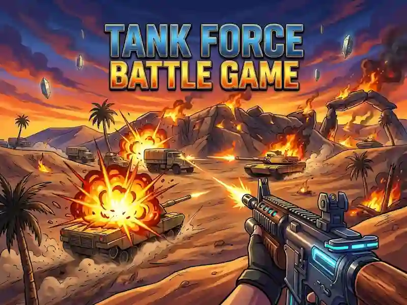 Permainan Tank Force Battle Game secara online