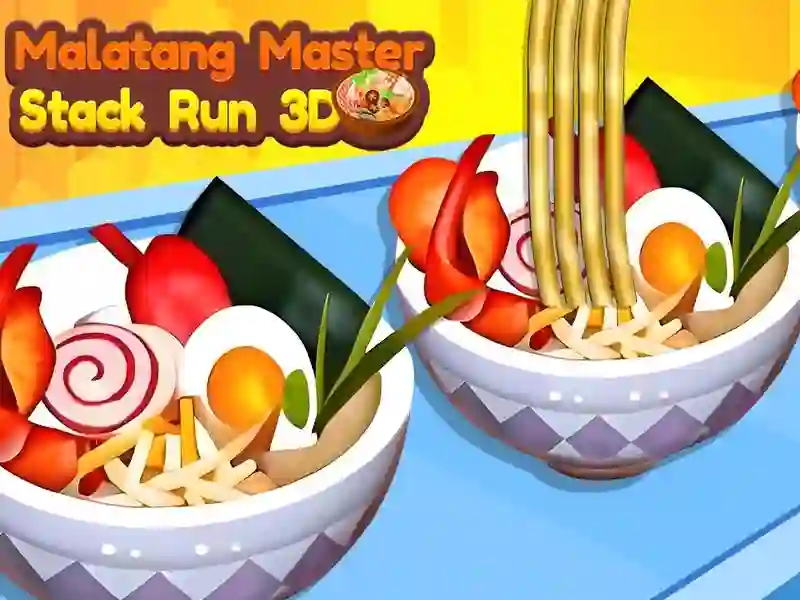 Permainan Malatang Master Stack Run 3D secara online