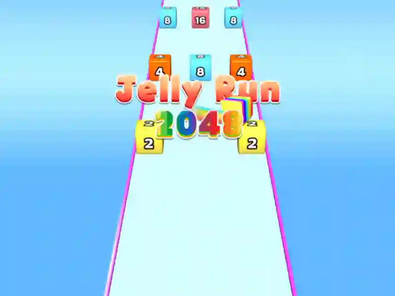 Permainan Jelly Run 2048 secara online