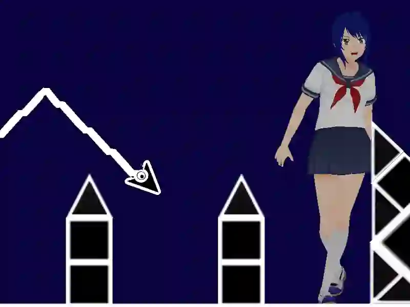 Permainan Gelombang dasbor geometri ruang secara online Permainan Gelombang dasbor geometri ruang secara online
