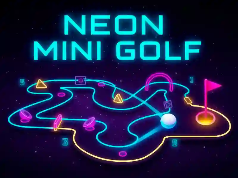 Permainan Golf Mini Neon secara online