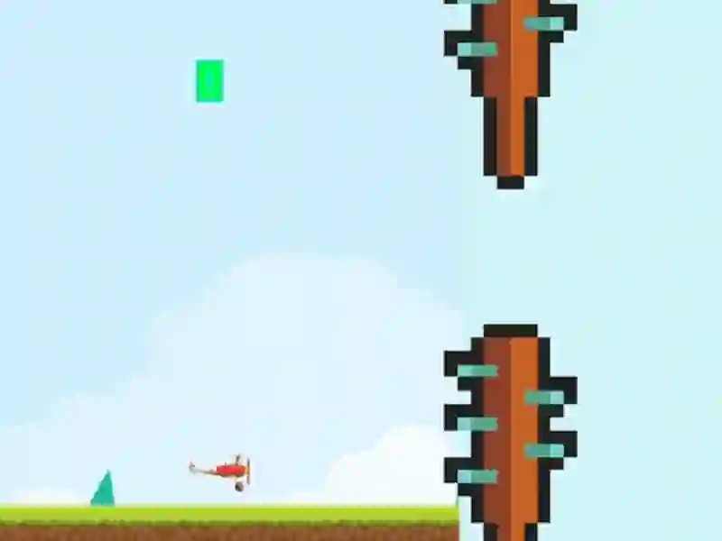 Permainan Tappy Plane 2d secara online