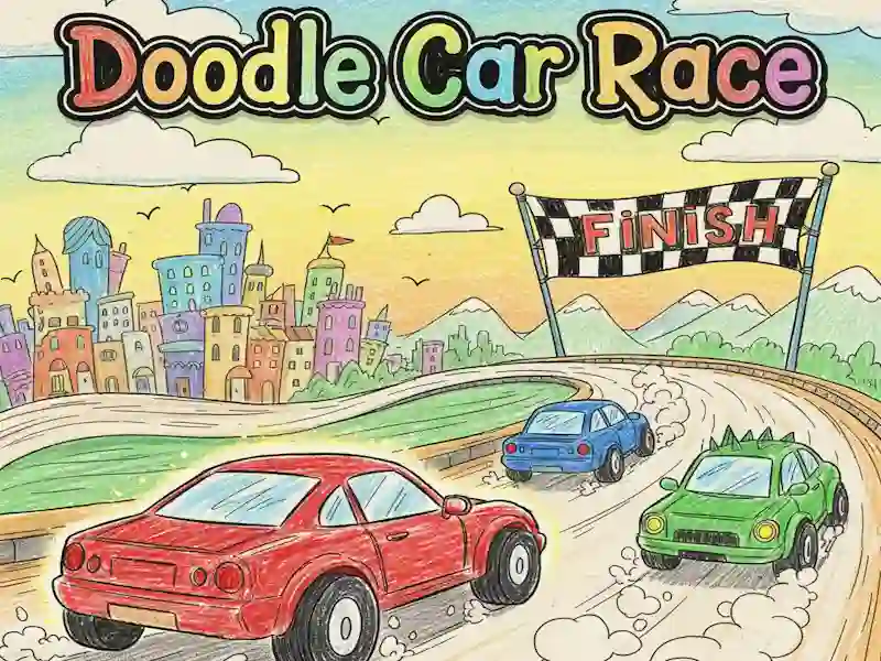 Permainan Balapan Mobil Doodle secara online