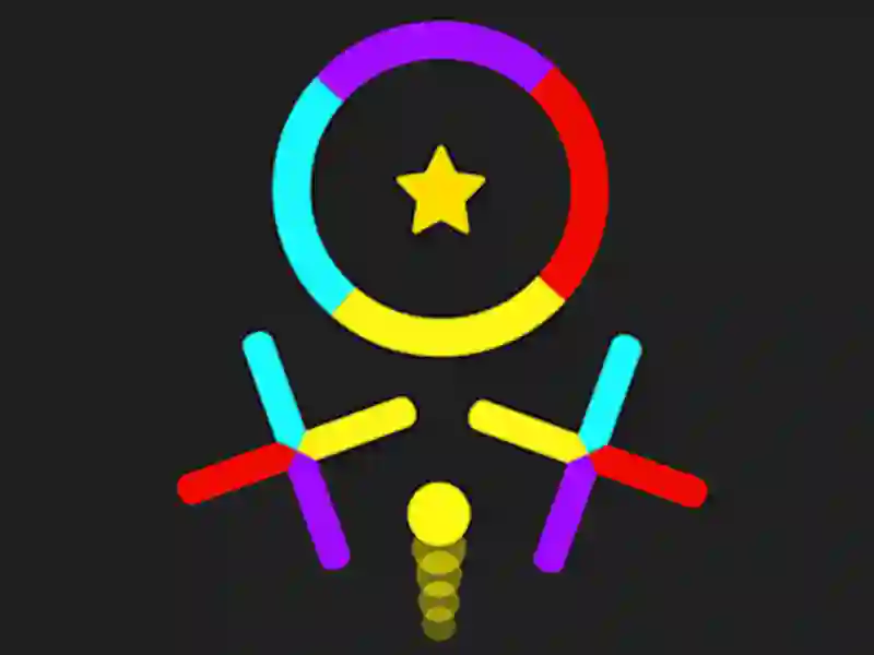 Permainan Bola Jump Beralih Warna secara online