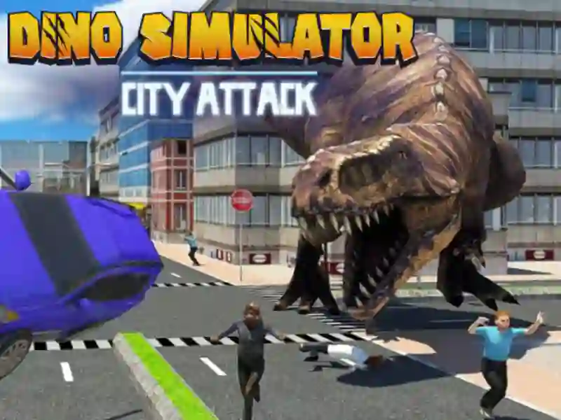 Permainan Dino Simulator City Attack secara online