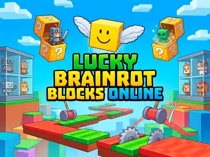 Permainan Lucky Brainrot Blocks Online secara online