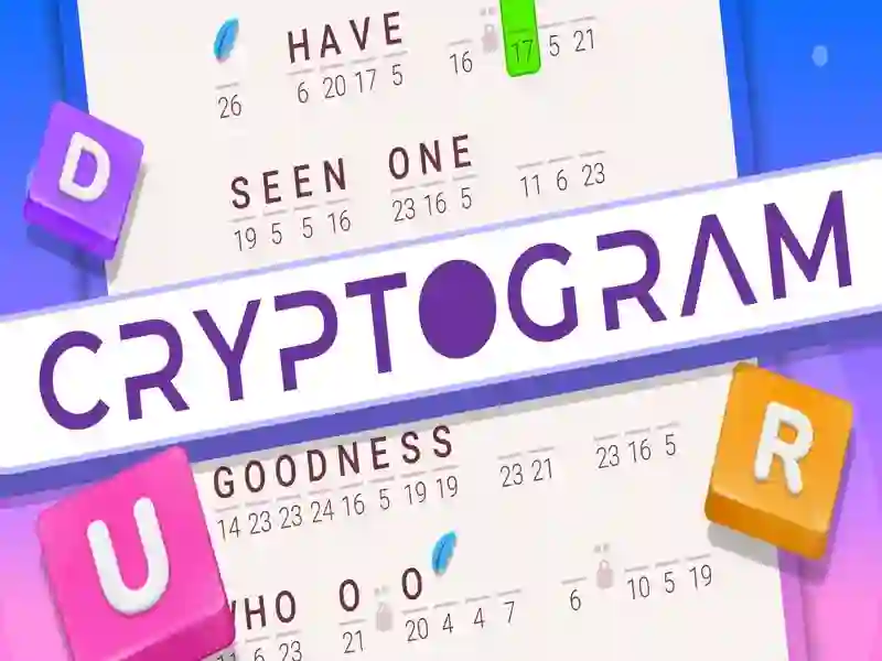 Permainan Cryptogram: teka -teki otak kata secara online