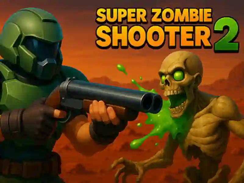 Permainan Penembak Zombi Super 2 secara online