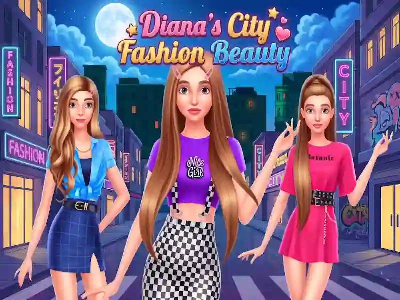 Permainan Diana's City Fashion Beauty secara online