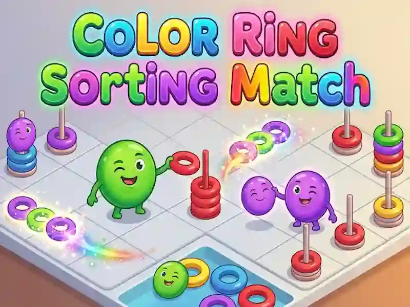 Permainan Color Ring Sorting Match secara online