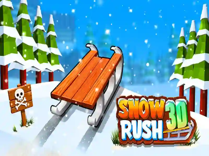 Permainan Snow Rush 3D secara online Permainan Snow Rush 3D secara online
