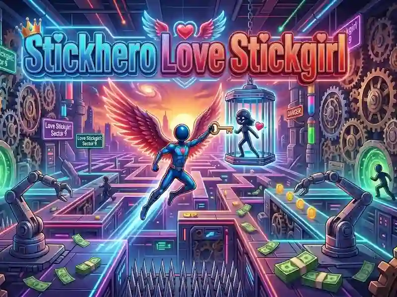 Permainan Pahlawan Stickhero Cinta Stickgirl secara online