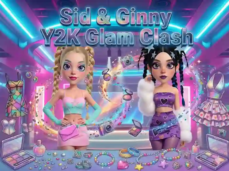 Permainan Bentrokan Glam Sid & Ginny Y2K secara online