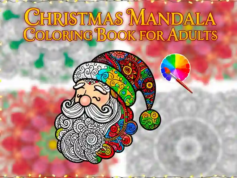 Permainan Buku Mewarnai Mandala Natal untuk Dewasa secara online