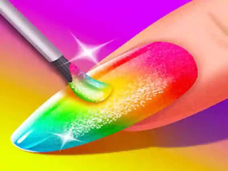 Permainan Gadis-gadis fashion kuku salon secara online