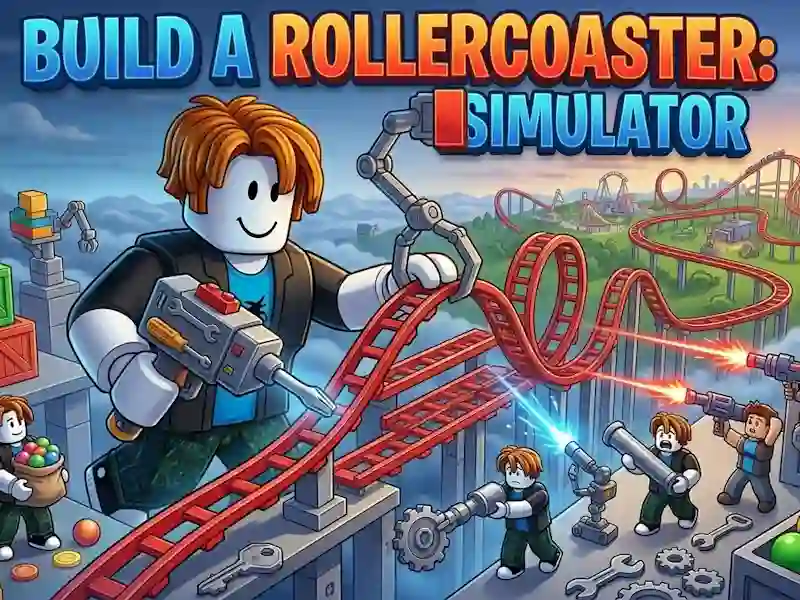Permainan Bangun Rollercoaster: Simulator secara online