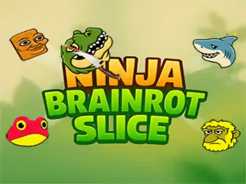 Permainan Ninja Brainrot Slice secara online