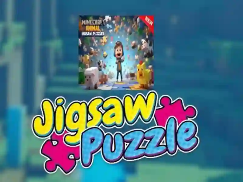 Permainan Teka-teki Jigsaw Hewan Minecraft secara online