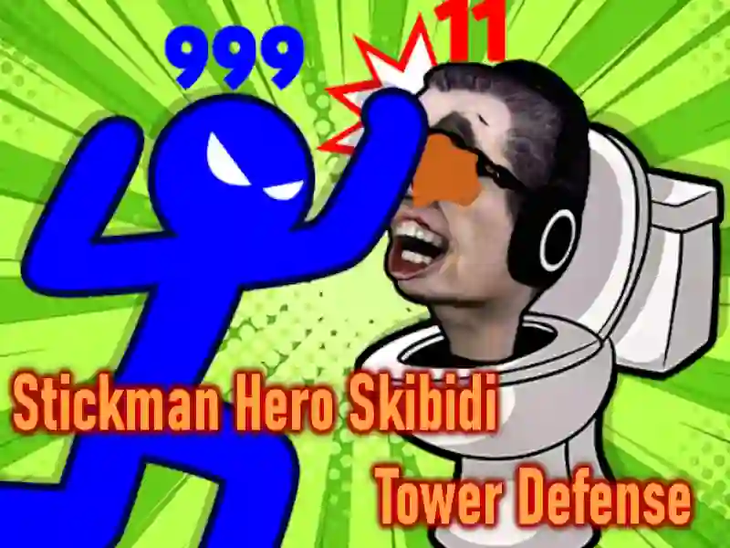 Permainan Stickman Hero Skibidi Tower Defense secara online