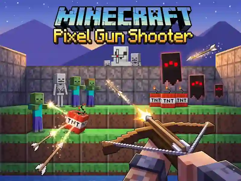 Permainan Minecraft Pixel Gun Shooter secara online