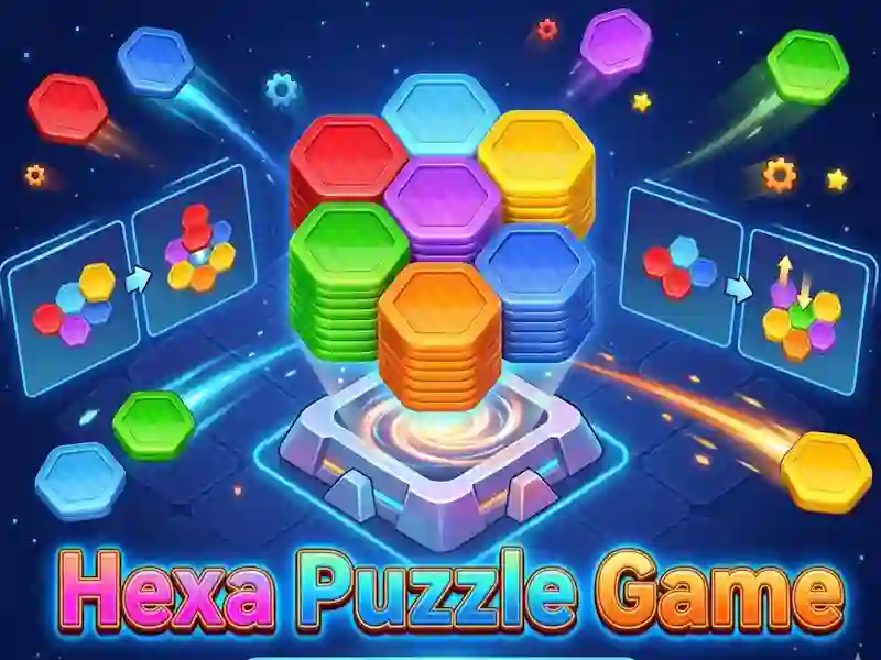 Permainan Permainan Puzzle Hexa secara online