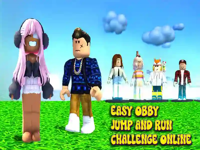 Permainan Mudah Obby Jump and Run Challenge Online secara online