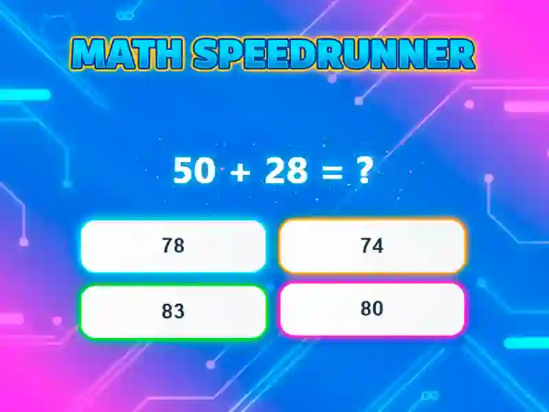Permainan Math Speedrunner secara online