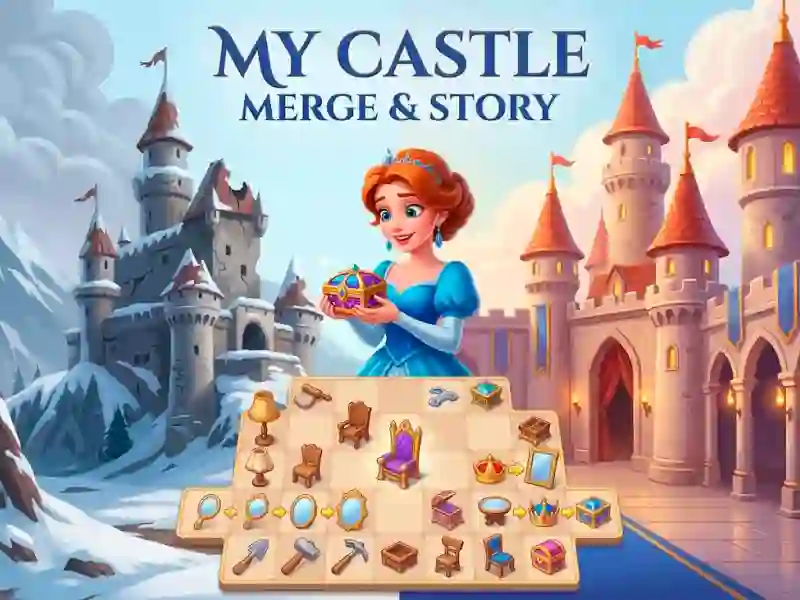Permainan My Castle. Merge & Story secara online
