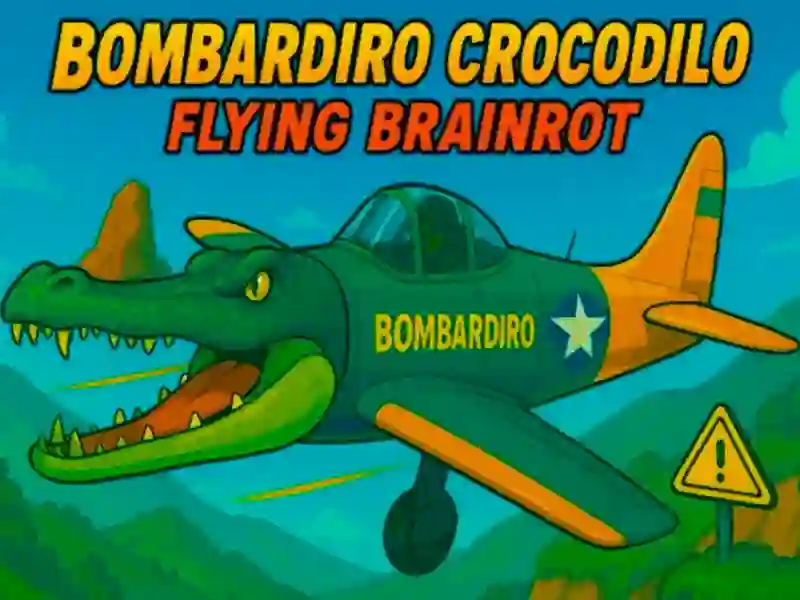 Permainan Bombardiro Crocodilo Flying Brainrot secara online