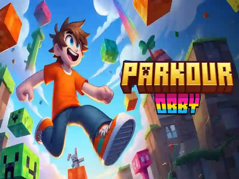Permainan Parkour obby secara online Permainan Parkour obby secara online