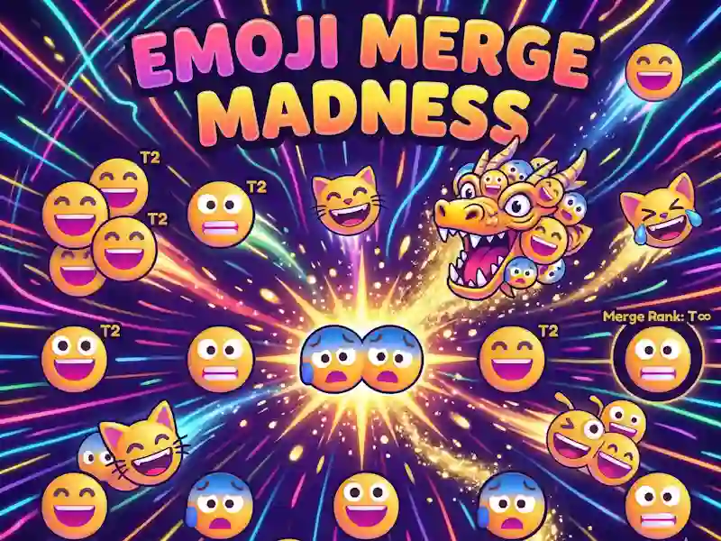 Permainan Emoji Merge Madness secara online