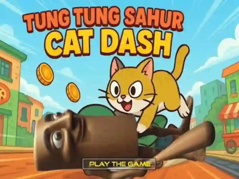 Permainan Tung Tung Sahur Cat Dash secara online