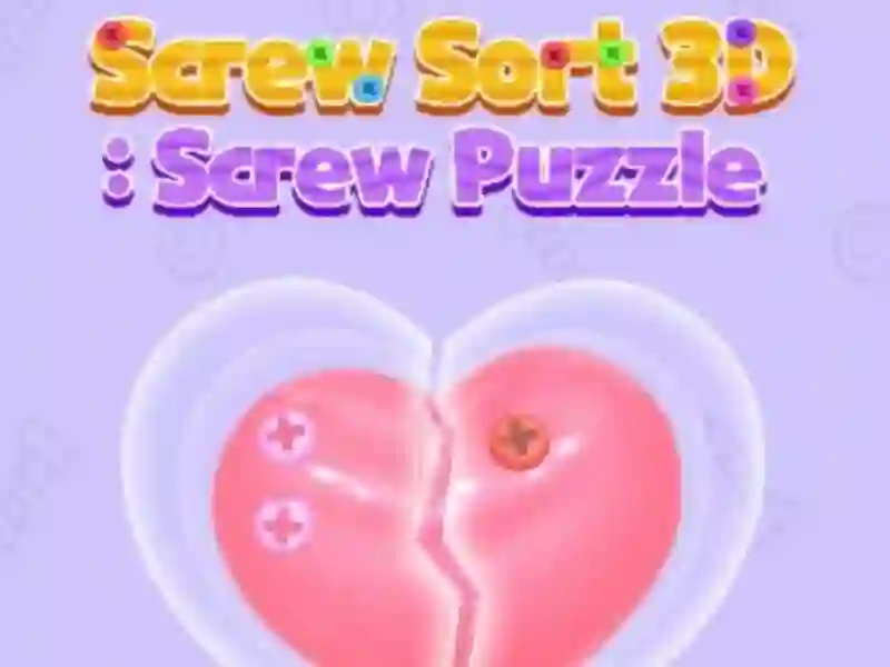 Permainan Sekrup urutkan puzzle sekrup 3D secara online