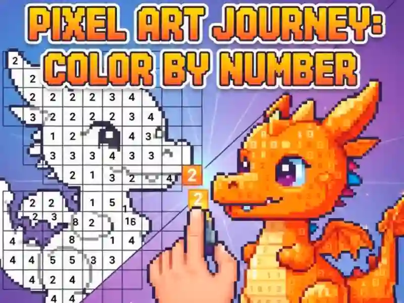 Permainan Menggambar gambar dengan angka Pixel Art secara online